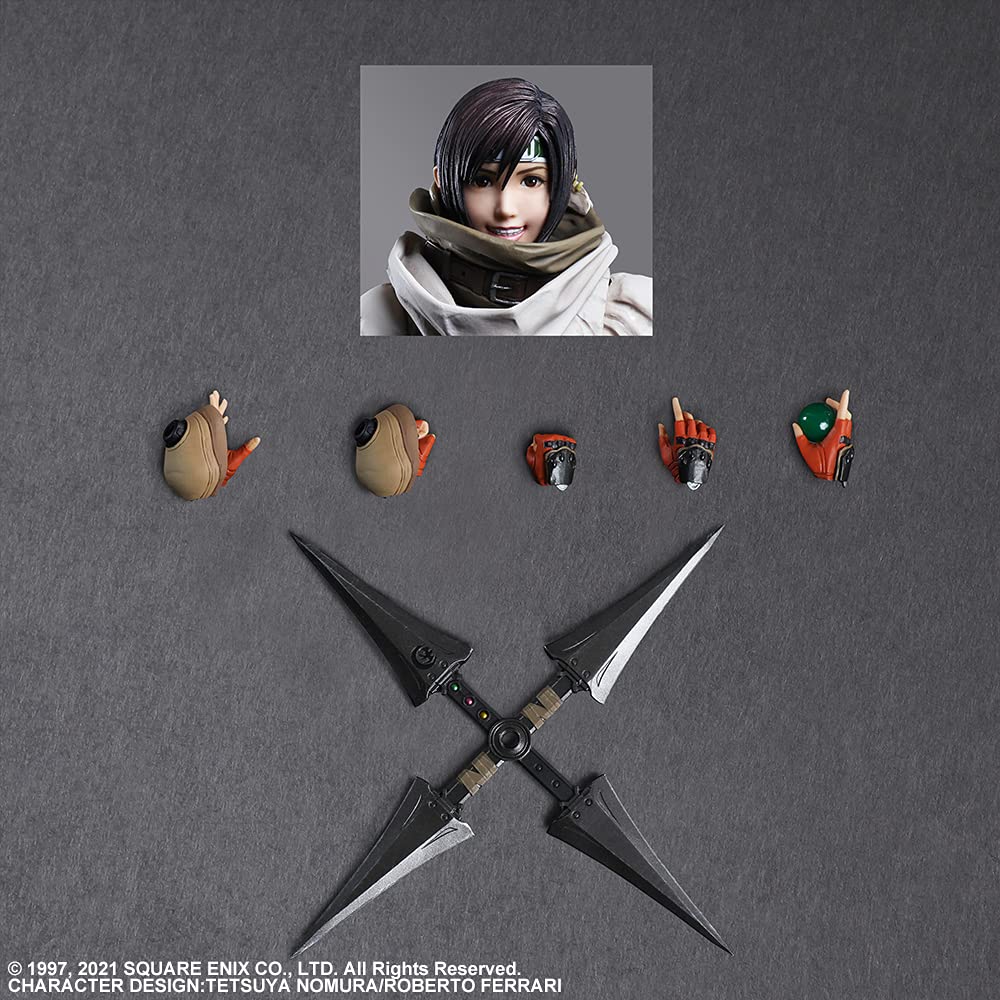 Final Fantasy VII Remake Intergrade PLAY ARTS Кай Юффи Кисараги подвижная окрашенная фигурка из ПВХ