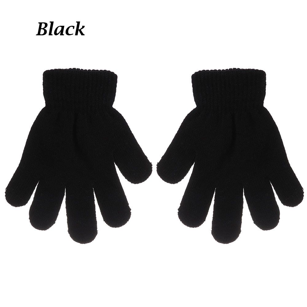 Winter Kids Warm Knitted Glove Stretch Children