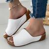 Comfortable Wedge Heels for Women's Shoes Outside, Simple New Sandals for Slippers