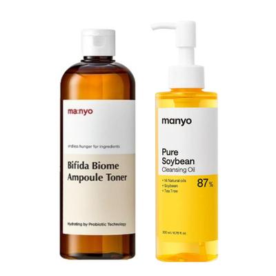 Тонер-ампула Bifida Biome 400 мл + Очищающее масло Pure 200 мл