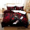 3D Printing Game BlazBlue Bedding Set Single Twin Full Queen King Size Bed Set Adult Kid Bedroom Duvetcover Sets Home Textiles
