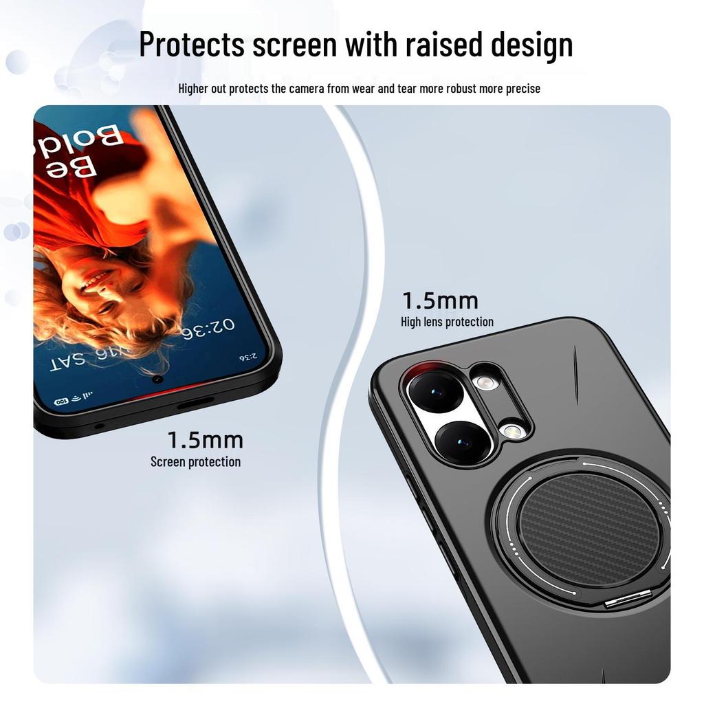 Защитный чехол Xiaomi Redmi Turbo5 Max с защитой от падений и вращающейся подставкой