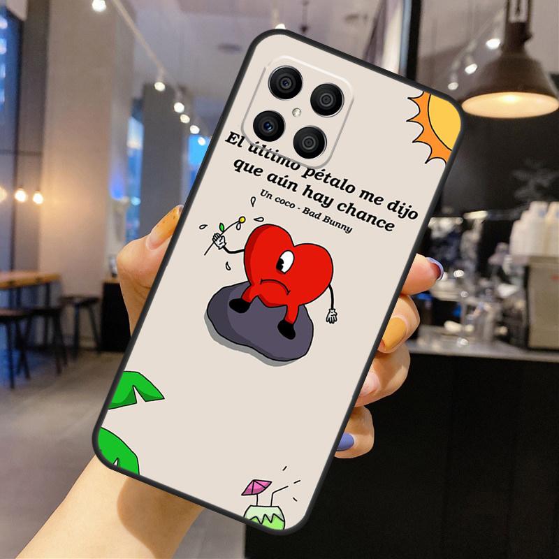 Чехлы Bad Bunny для Huawei P20 P30 P40 Lite P50 Pro P Smart 2019 Nova 5T 9 Honor X7 X8 X9 50