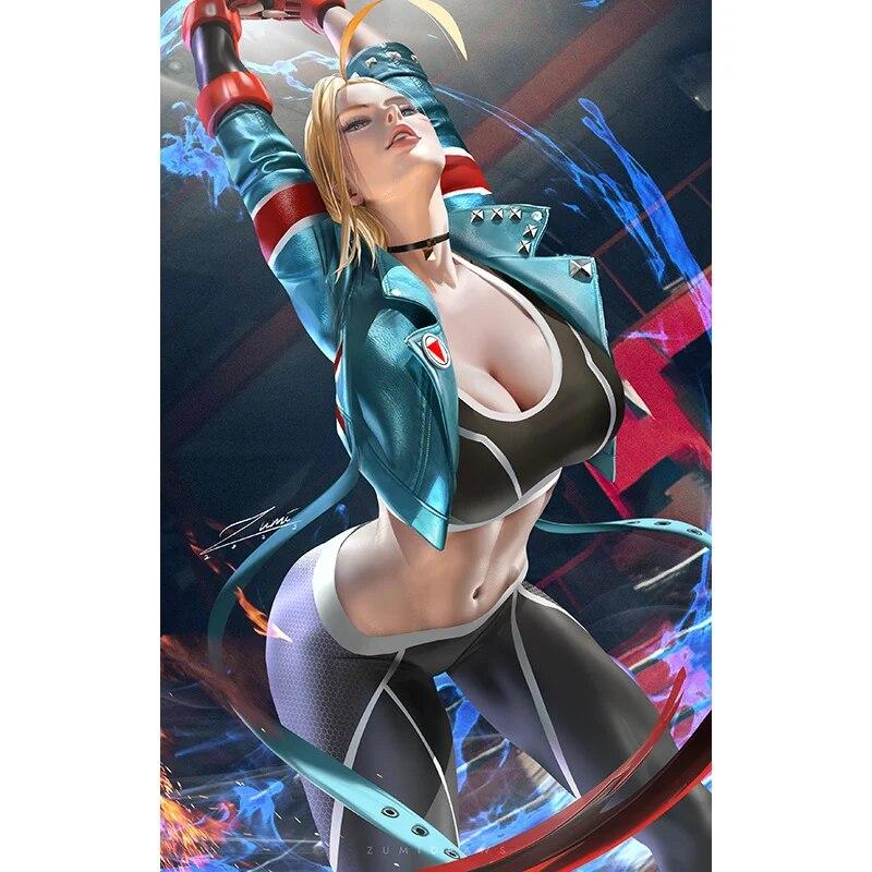 Игра с принтом Erza Scarlet, обнаженная сексуальная девушка, художественный холст, постер, Декор для гостиной, спальни, настенная картина