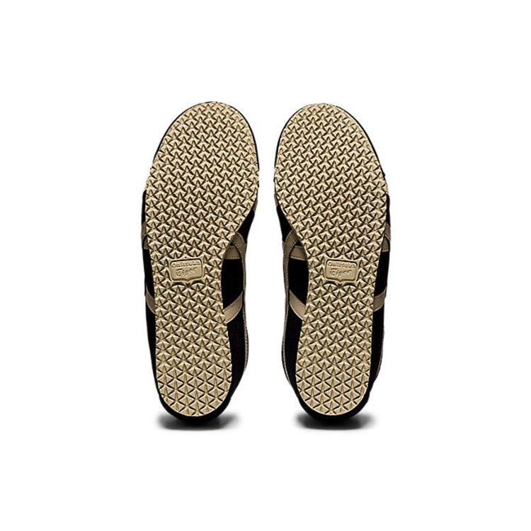 ONITSUKA TIGER Черные кроссовки унисекс без шнуровки Mexico 66 Putty 1183B782-001