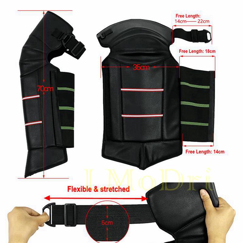 LMoDri мотоциклетные теплые наколенники, теплые наколенники для езды на мотоцикле, защитные наколенники, ветрозащитные, зимние и уличные, из искусственной кожи