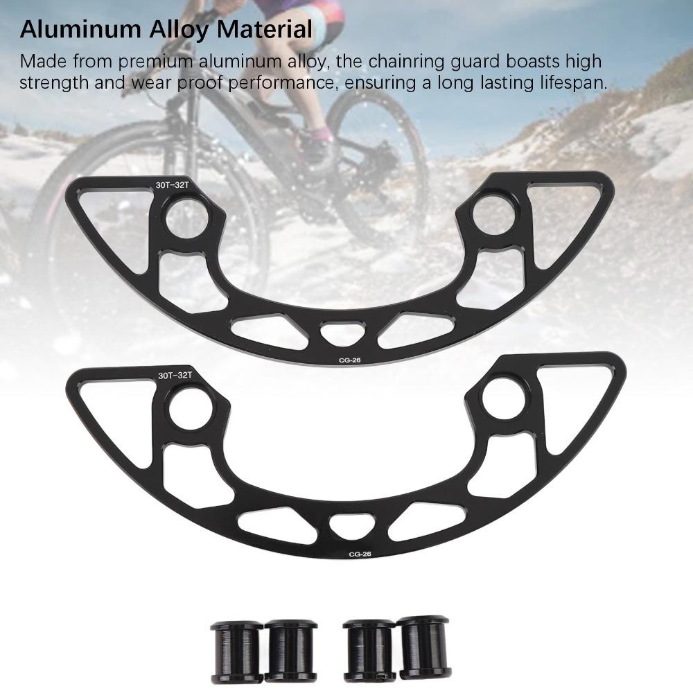 30T To 32T Chainring Guard Aluminum Alloy Crankset Chainring Guard Bicycle Crankset Protection