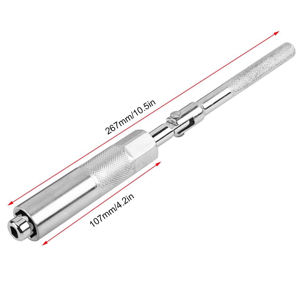 Anti-Slip Handle Hex Socket Wrench Chrome Vanadium Steel Car Shock Wrench Vehicle Repair