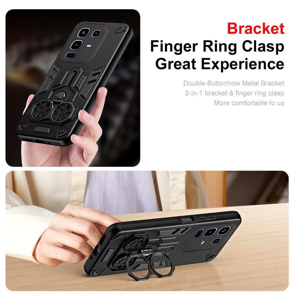 Применимо к чехлу для мобильного телефона Transsion Infinix note50Pro Skywalker HOT50Pro + чехол с двойным кольцом-держателем