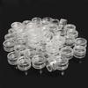 50Pcs/Set 2.5ML Useful Space Saving Sturdy Bead Storage Case Empty Refillable Cosmetic Container Jar Pot for Eye Shadow