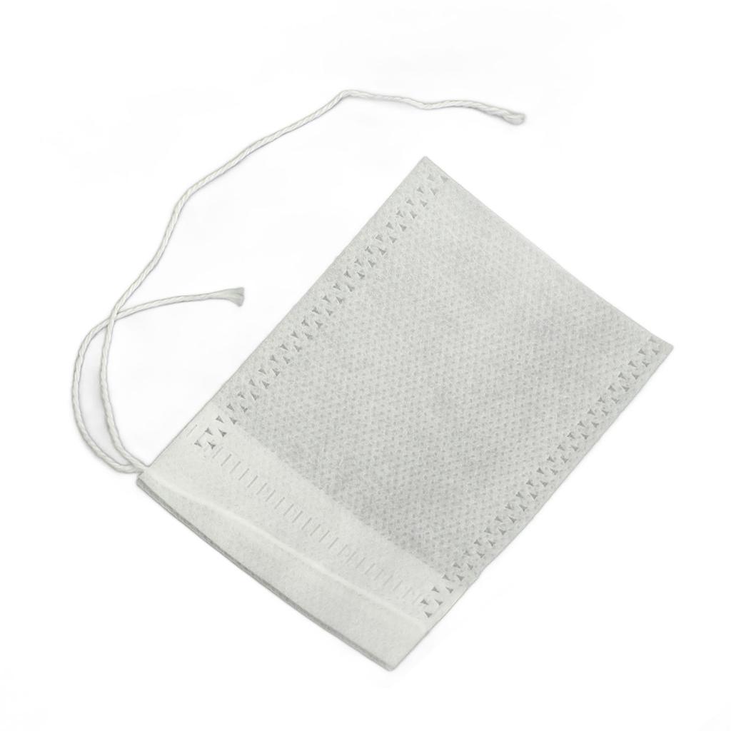 500 шт. чайных фильтров-пакетов с завязкой из нетканого материала для заваривания чая для листового чая