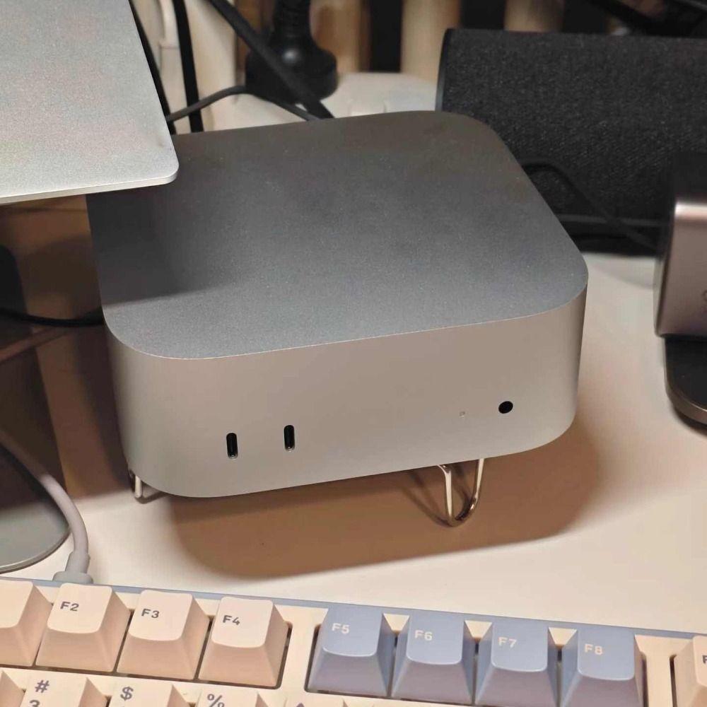 Увеличивающая подставка для настольного компьютера с функцией рассеивания тепла, крепление для док-станции Mac Mini M4/M4 Pro 2024