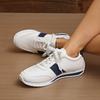 Fashion Lightweight Fashion Sneakers for Women 2025 Spring Comfort Lace Up Casual Shoes Woman Breathable Mixed Color Sneakers