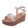 Fashion Ankle Strap Sandals Women Summer Shoes Bohemian Women Wedges Sandals Buckle Platform Beach Sandles Fashion Woman Shoes