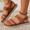 Women Flat Sandals  New Summer Rome Style Shoes for Women Fashion Platform Casual Luxury Designer Sandals Sandalias De Mujer
