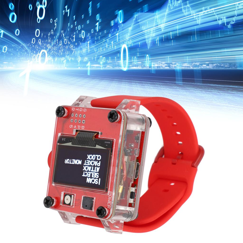 Wireless Fidelity Watch for 8266 Programmable Development Board 1.3 Inch Organic Light Emitting Diode Attack Control Test Tool