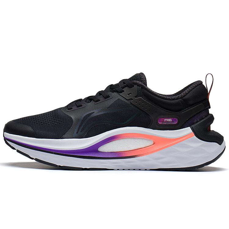 Новые кроссовки LiNing Furious Rider 6.0 с низким верхом, устойчивые к скольжению, дышащие, с поддержкой и амортизацией, для бега, мужские, черные ARZS009-1