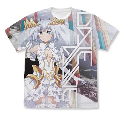 2D Cospa Date A Live IV Тобиичи Оригами Футболка с полной графикой БЕЛАЯ размер S Хлопок