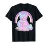 Pastel Goth Teddy Bear Japanese Anime Kawaii Hera T-Shirt Black