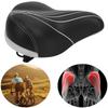 PU Leather Good Elastic Rainproof General Double Spring Electric Bicycle Seat Cushion Bike Saddle Cycling Accessory