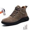 Winter Men's Safety Shoes Indestructible Steel Toe Shoes Welding Safety Boots For Men Anti-smash Work Boots