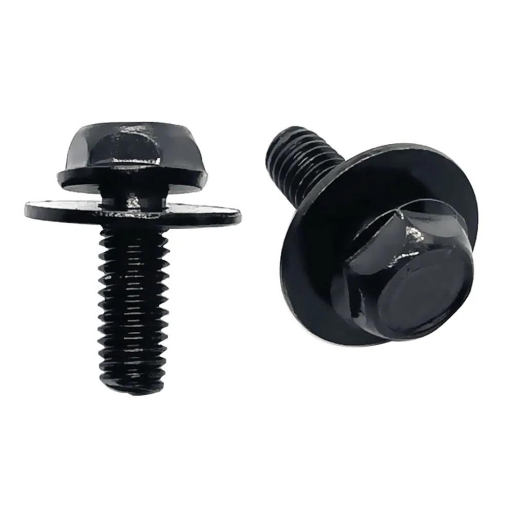 10 шт. болтов для кузова автомобиля и U-образных зажимов M6 6 мм, крышка двигателя, поддон, брызговик, бампер, подкрылок, фиксатор, крепеж, заклепочные винты