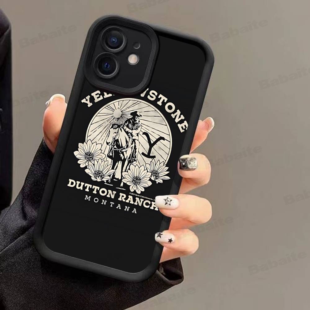Чехол для телефона с логотипом ТВ Y-yellowstoneS Для IPhone 17 16 15 14 13 Pro Max Plus 12 11 Чехол