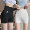 Women's Ice Silk Three-Quarter Anti-Exposure Seamless Yoga Leggings