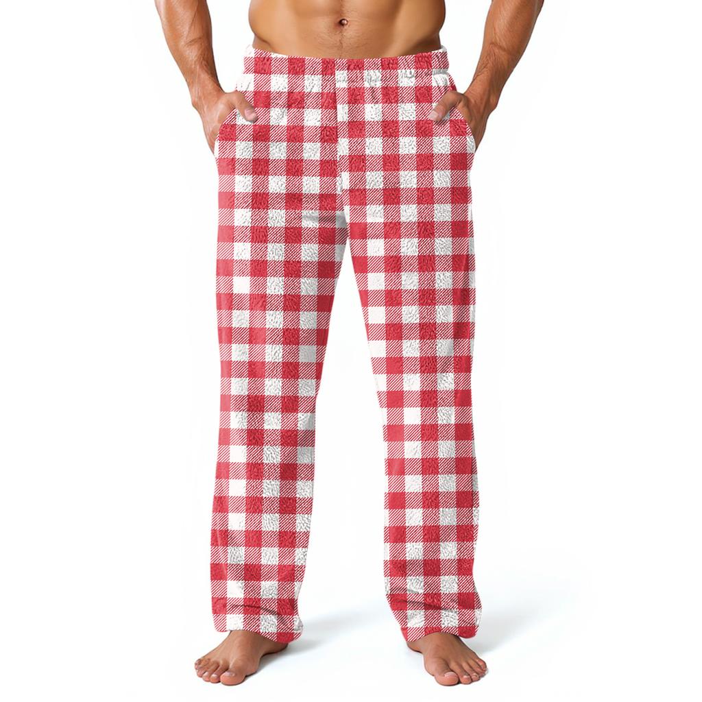 Мужские домашние брюки с принтом по всей поверхности, пижамные брюки для сна, длинные брюки, пижамные брюки