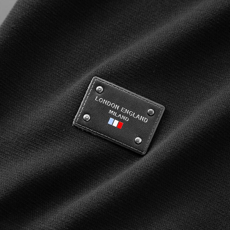 Men's Plus Size Loose Fit Cotton Blend Striped Long-Sleeve Sweatshirt