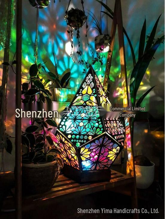 Bohemian Floor Lamp - Diamond Hollowed-out Colorful Light (Set of 2)