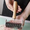 Stainless Steel Pizza Lattice Roller Dough Cutter Baking Mesh Cutting Tool