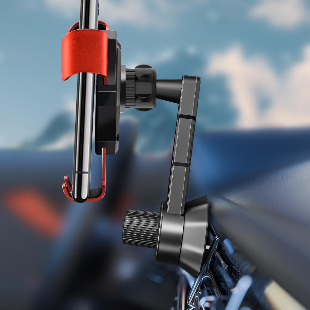 Универсальный держатель для телефона на воздуховоде автомобиля из алюминиевого сплава - Стабильная, виброустойчивая гравитационная конструкция