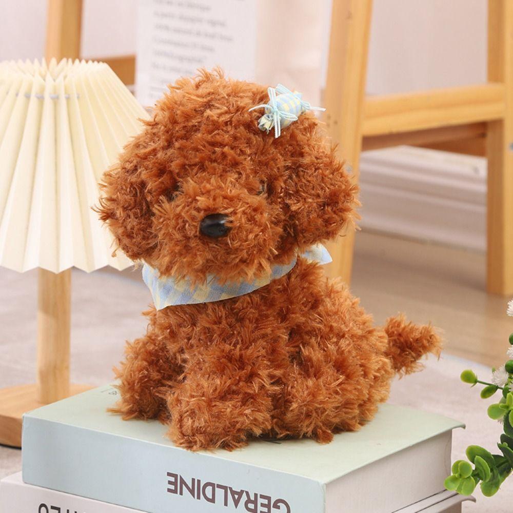 Baby Appease Stuffed Dog Doll Curly Hair Simulation Dog Plush For Children Dog Plush Toy  Kids Toy