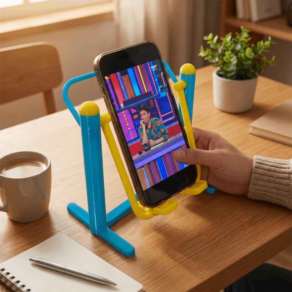 Creative Design Mobile Phone Holder Stable Design Desktop Display Stand  Lazy People Use