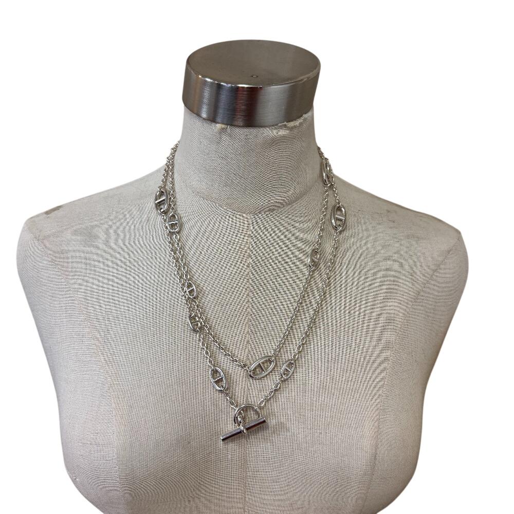 Hermes 2022 Серебро925 Chéne Dunkle Farandole Ожерелье Серебро Серебро925 унисекс Б/у