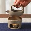 Ceramic Roasted Tea Stove Retro Household Tea Perfumer Baked Awakener Candle Heating Roasted Tea Stove