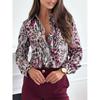 Autumn Leopard Print Zebra Print Shirt Loose Casual Collar Long Sleeved Shirt Blouses & Shirts