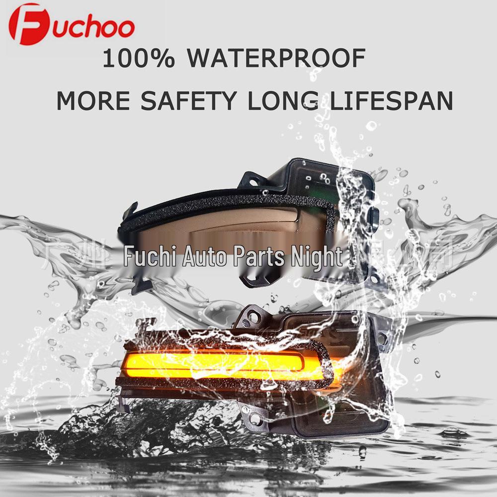 Honda Civic 10th Gen (2016-2020) LED Flowing Water Turn Signal Rearview Mirror.