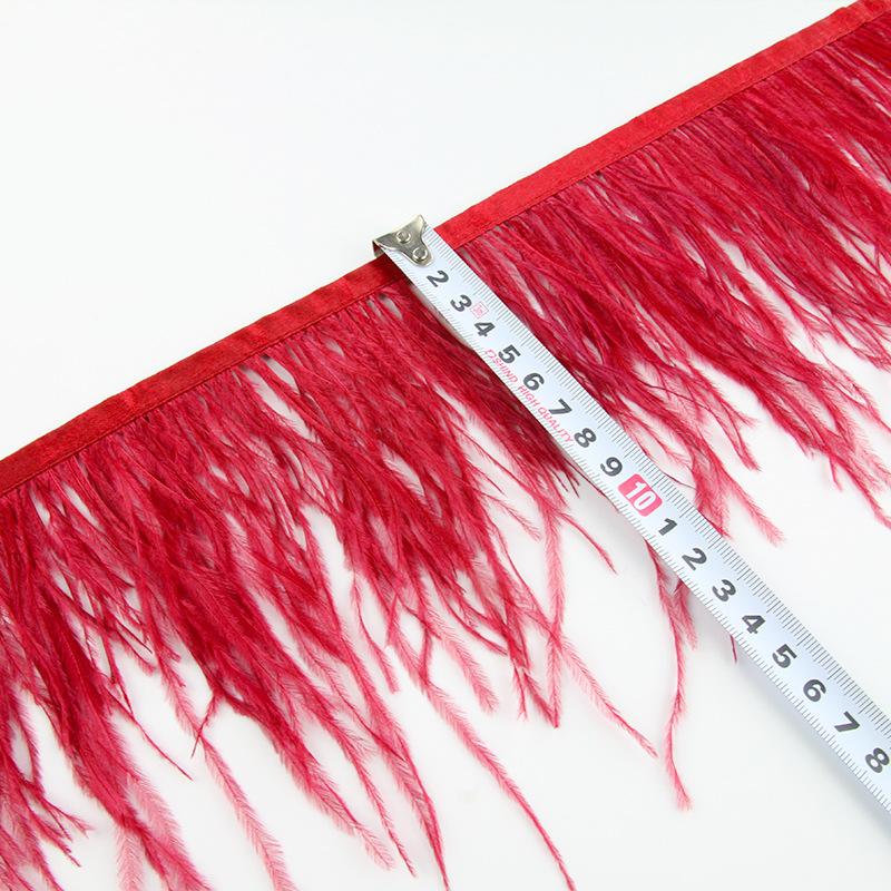 Ostrich Hair Diy Jewelry Accessories Feathers Ostrich Feathers Clothes Cuffs Skirt Decoration