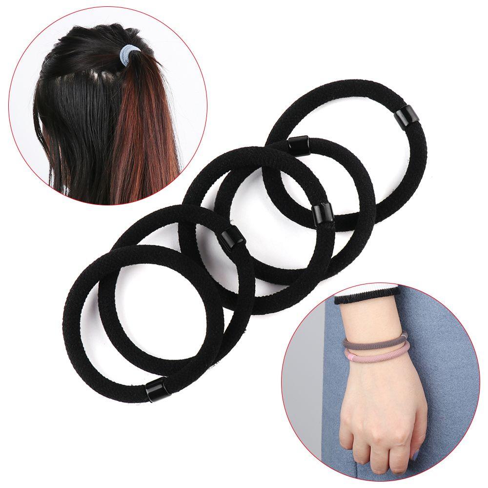 Candy Color Elastic Tie Rope Rubber Hairband Headband Ponytail Holder Lady Hair Band