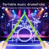 1 комплект воздушной барабанной установки с барабанными палочками, педалями, аудиоконвертером, динамиком, 3D