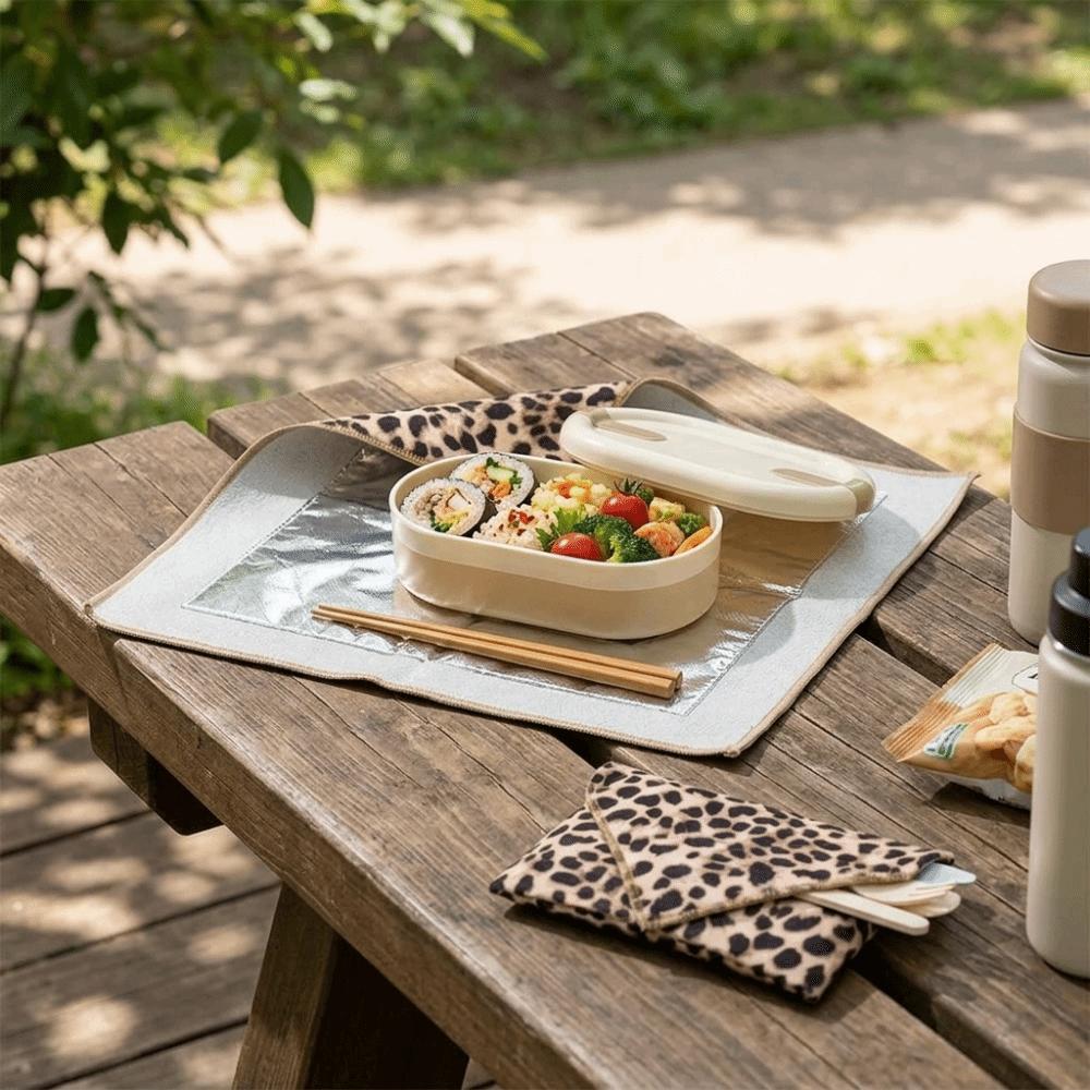 Foldable Lunch Box Wrapping Cloth Reusable Tablet Wrapper Cloth Self-Adhesive Cloth Lunch Box