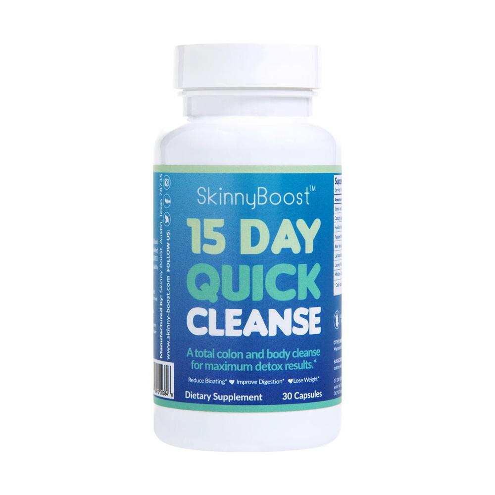 Senna leaf Gancao root 15 Day Quick Cleanse Complex Blend 30 Capsules Dietary Supplement