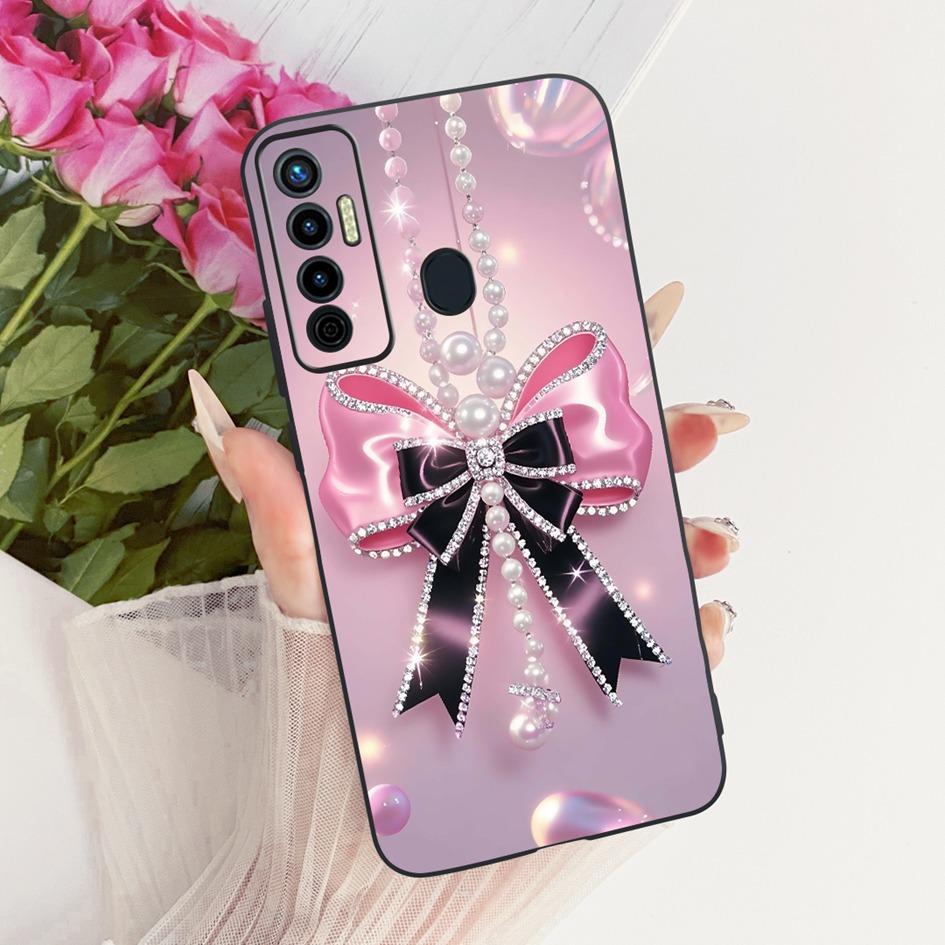 Ударопрочный чехол для Tecno Camon 17 Pro 17P Cover CG7 CG7n CG8 CG8h Милый мультяшный мягкий чехол для Tecno Camon 17 CG6 CG6j Задняя крышка