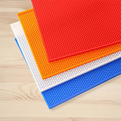 Лист для прессования пчелиного воска Силиконовая форма для основы в виде пчелиных сот Лопатка для улья Пчеловодческий инвентарь Инструменты для изготовления пчелиного воска