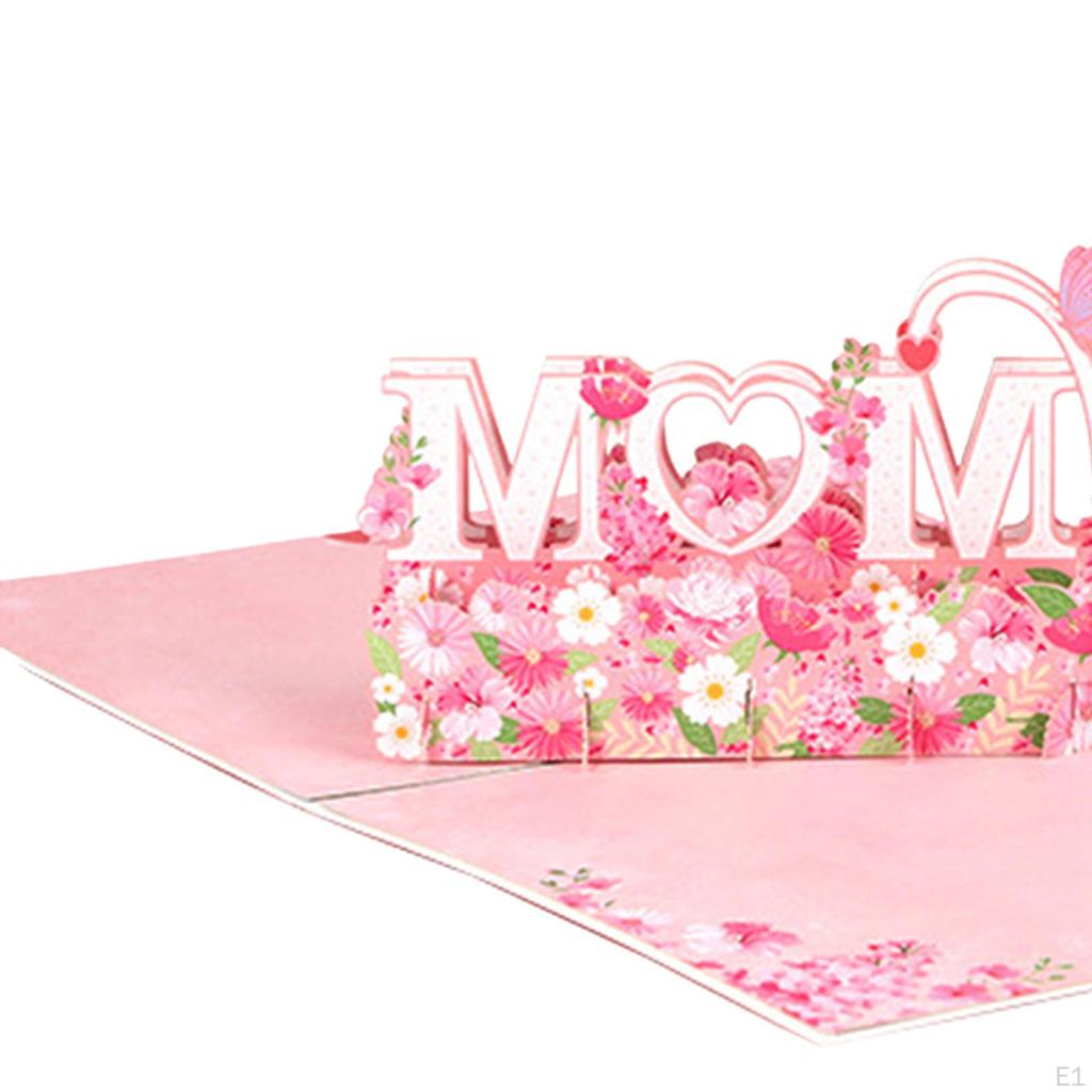 Открытка ко Дню матери 3D-поздравление Романтическое люблю тебя, мама, Валентина на день рождения
