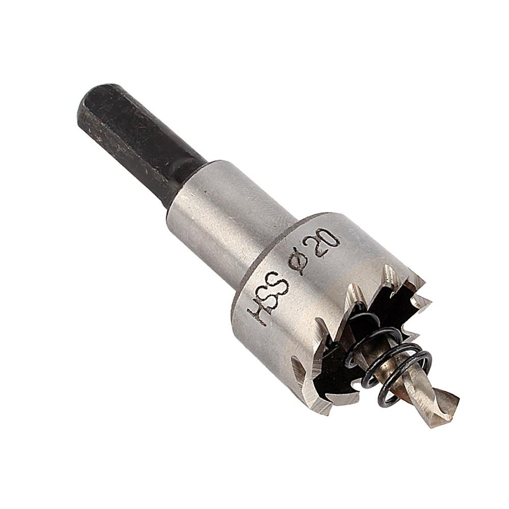 20mm Diameter Hole Saw Cutter Triangular Shank Metal Drill Bit For Wood Drilling