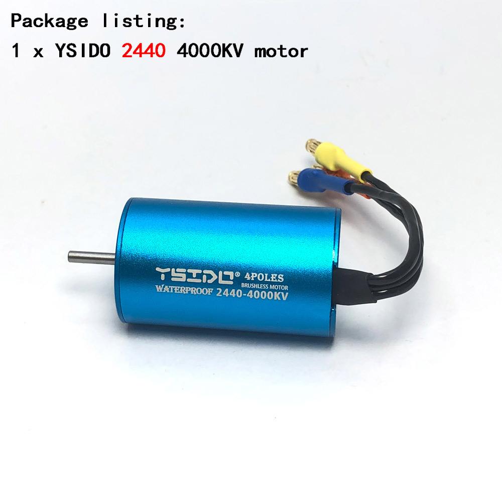 YSIDO 2435 2440 2838 2847 Brushless Motor 35A 45A ESC for Wltoys 124016 Remo Hobby XLH Timaya Redcat 1/12 1/14 1/16 RC Boat Car