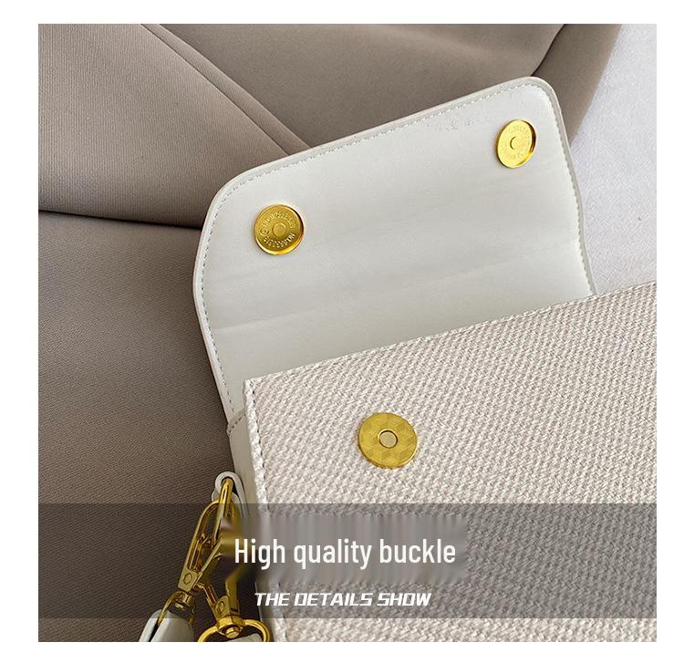 Корейская элегантная мода: Минималистичная маленькая квадратная сумка кросс-боди 2025 для женщин